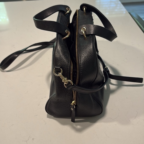 Kate Spade Black Leather Satchel Handbag - Picture 6 of 16